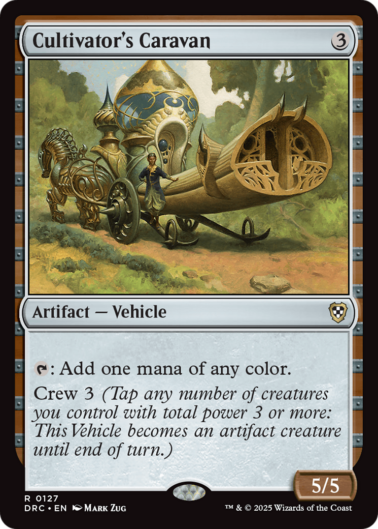 Cultivator's Caravan [Aetherdrift Commander] | Rook's Games and More