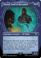 Elrond, Lord of Rivendell (Showcase) (Surge Foil) [The Lord of the Rings: Tales of Middle-Earth] | Rook's Games and More