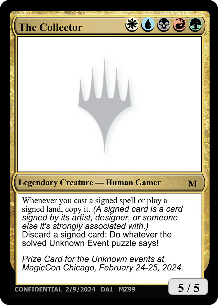The Collector [Unknown Event] | Rook's Games and More