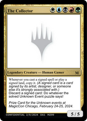 The Collector [Unknown Event]