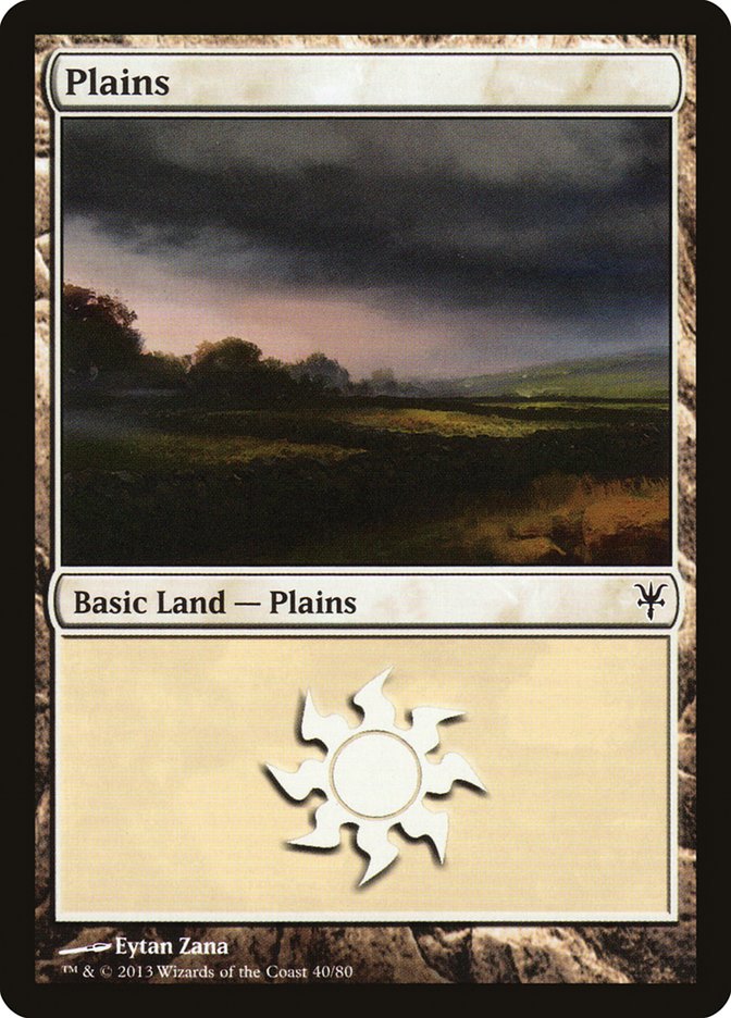 Plains (40) [Duel Decks: Sorin vs. Tibalt] | Rook's Games and More