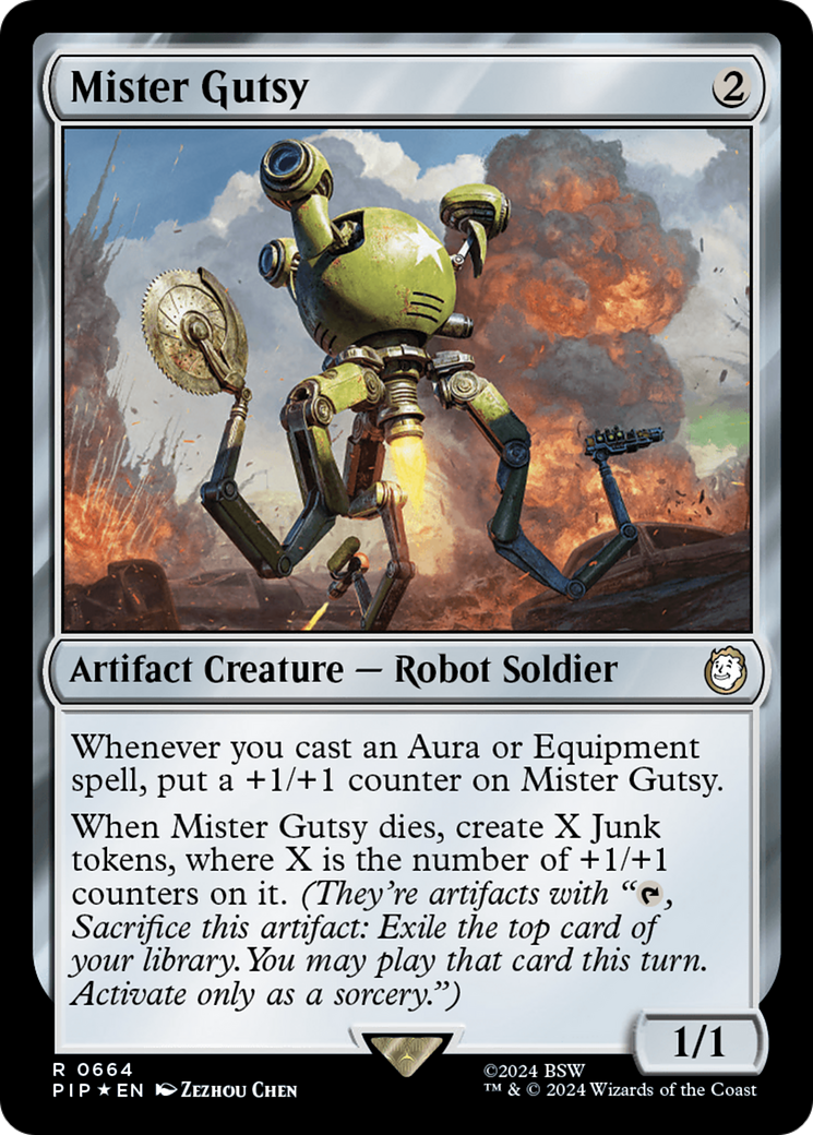 Mister Gutsy (Surge Foil) [Fallout] | Rook's Games and More