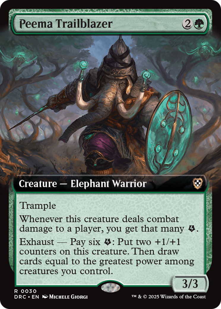 Peema Trailblazer (Extended Art) [Aetherdrift Commander] | Rook's Games and More