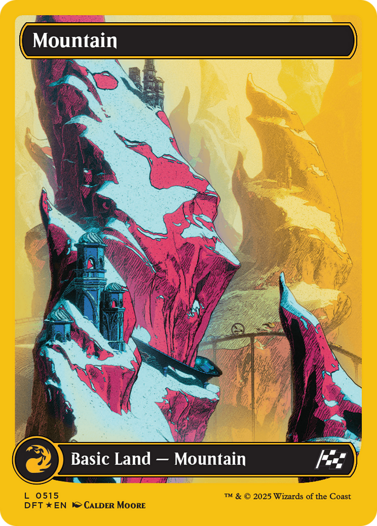 Mountain (0515) (First-Place Foil) [Aetherdrift] | Rook's Games and More