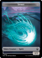 Eldrazi (Ripple Foil) // Spirit Double-Sided Token [Modern Horizons 3 Commander Tokens] | Rook's Games and More