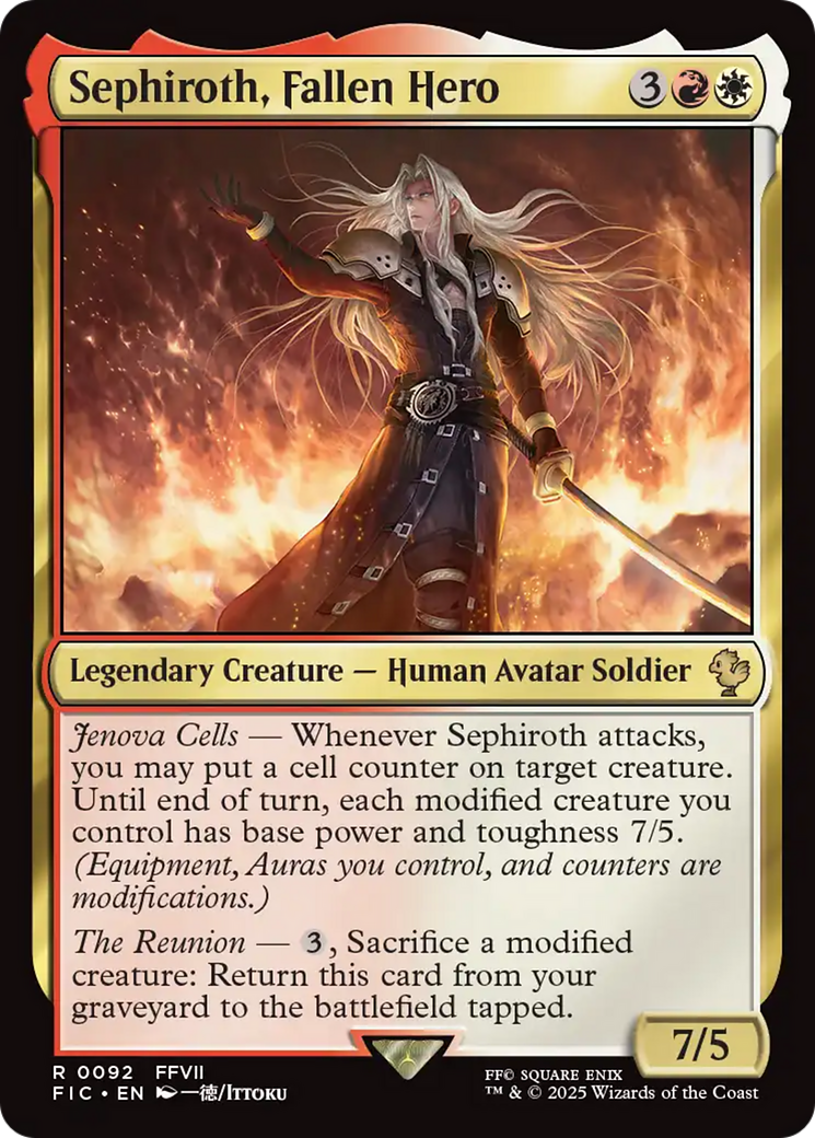 Sephiroth, Fallen Hero [FINAL FANTASY Commander] | Rook's Games and More