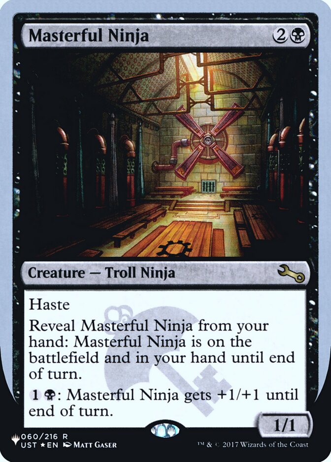 Masterful Ninja (Unfinity Foil Edition) [The List] | Rook's Games and More