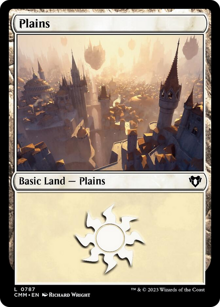 Plains (787) [Commander Masters] | Rook's Games and More