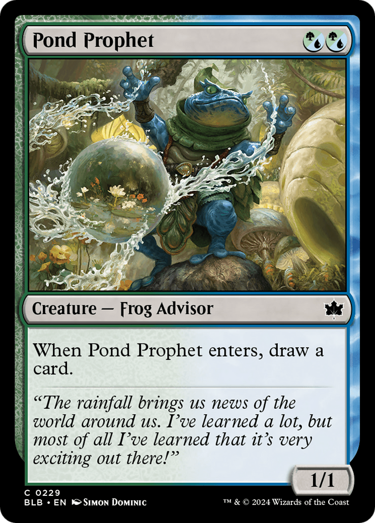 Pond Prophet [Bloomburrow] | Rook's Games and More