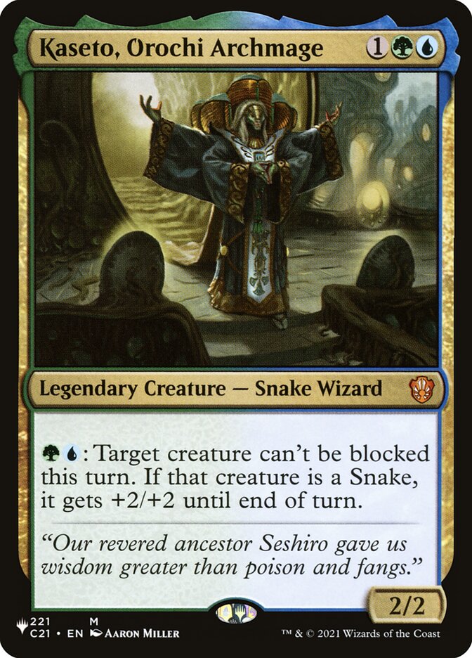 Kaseto, Orochi Archmage [The List] | Rook's Games and More