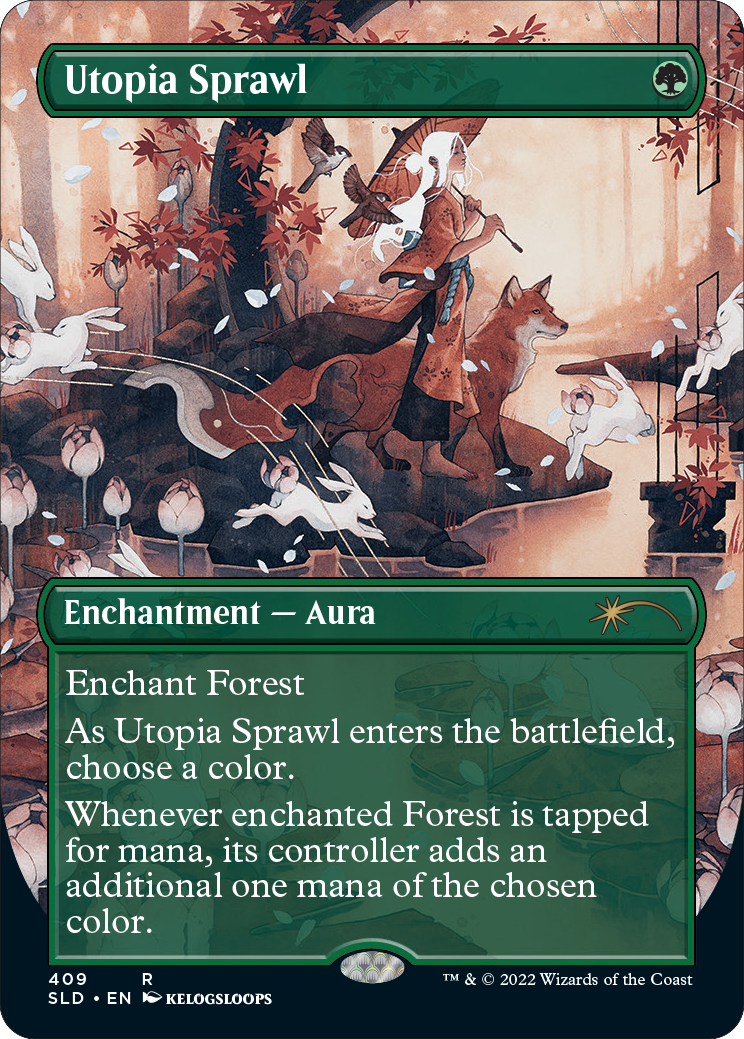 Utopia Sprawl (Borderless) [Secret Lair Drop Series] | Rook's Games and More