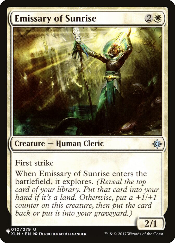 Emissary of Sunrise [The List] | Rook's Games and More