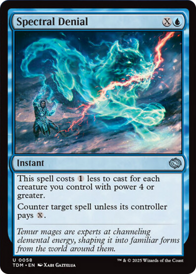 Spectral Denial [Tarkir: Dragonstorm] | Rook's Games and More