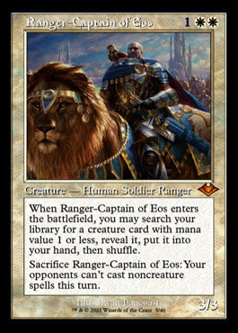 Ranger-Captain of Eos (Retro Foil Etched) [Modern Horizons] | Rook's Games and More