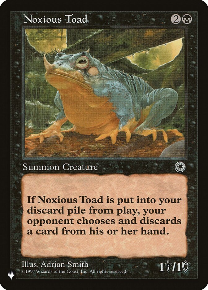 Noxious Toad [The List] | Rook's Games and More