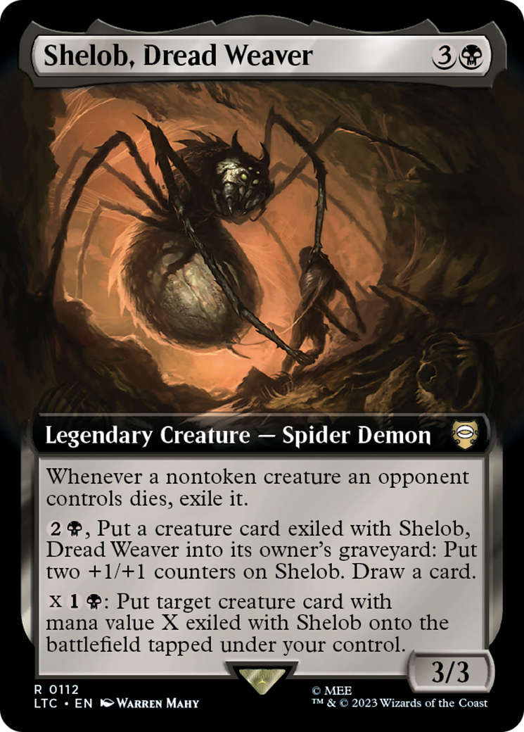 Shelob, Dread Weaver (Extended Art) [The Lord of the Rings: Tales of Middle-Earth Commander] | Rook's Games and More