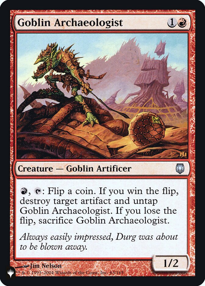 Goblin Archaeologist [Secret Lair: Heads I Win, Tails You Lose] | Rook's Games and More
