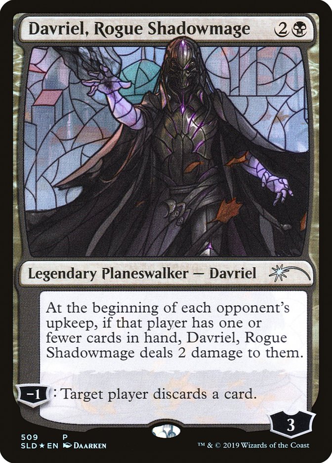 Davriel, Rogue Shadowmage (Stained Glass) [Secret Lair Drop Promos] | Rook's Games and More