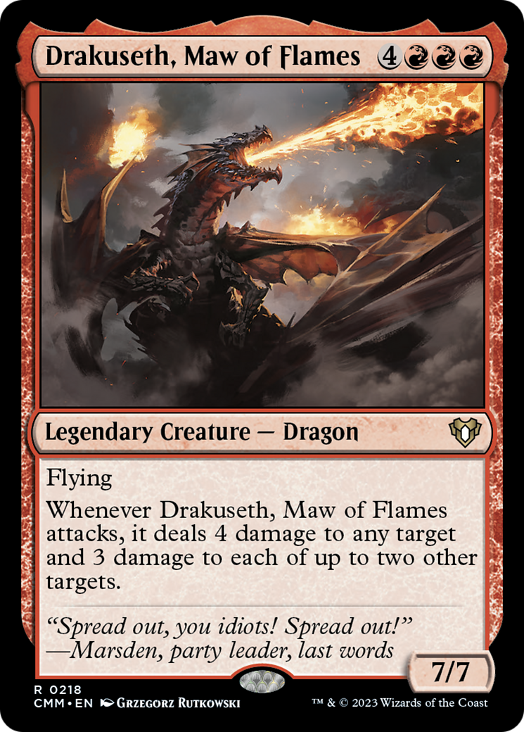 Drakuseth, Maw of Flames [Commander Masters] | Rook's Games and More