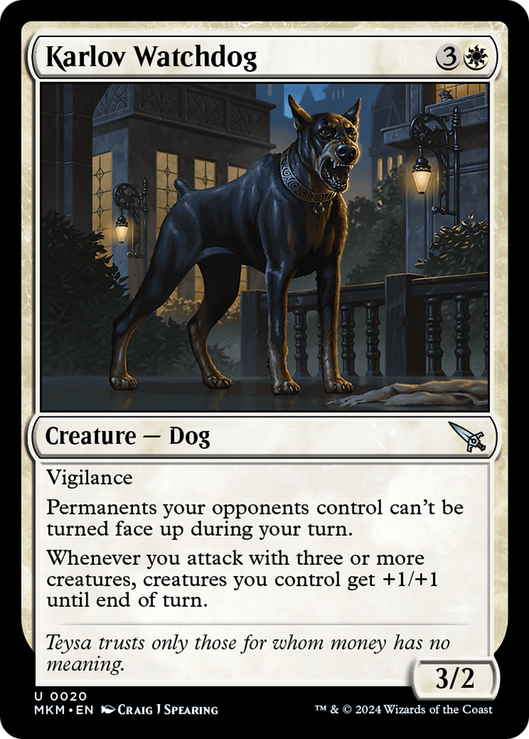 Karlov Watchdog [Murders at Karlov Manor] | Rook's Games and More