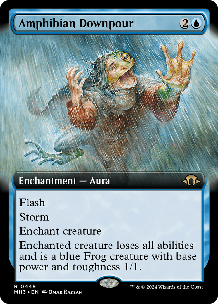 Amphibian Downpour (Extended Art) [Modern Horizons 3] | Rook's Games and More