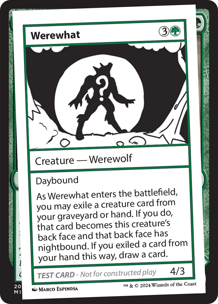 Werewhat [Mystery Booster 2 Playtest Cards] | Rook's Games and More