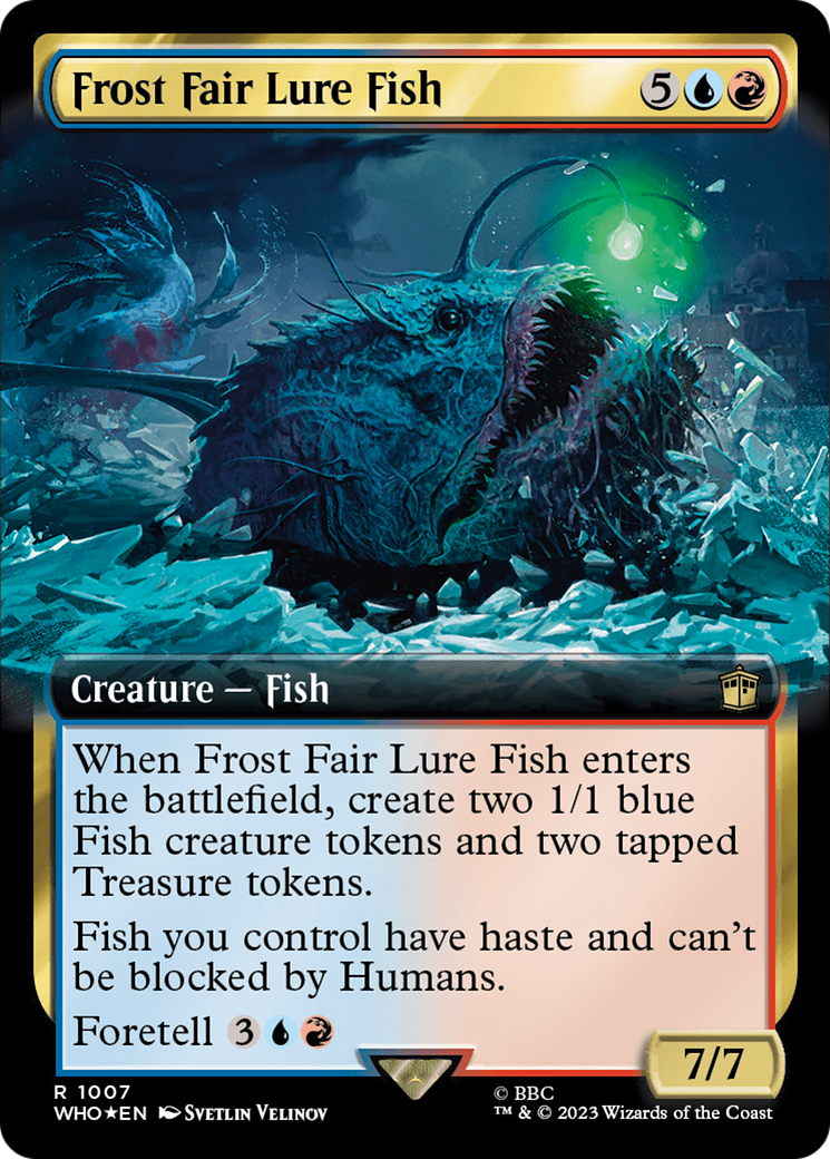 Frost Fair Lure Fish (Extended Art) (Surge Foil) [Doctor Who] | Rook's Games and More