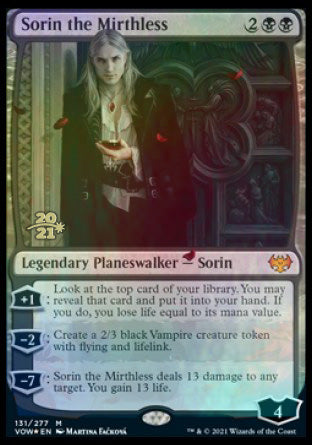 Sorin the Mirthless [Innistrad: Crimson Vow Prerelease Promos] | Rook's Games and More