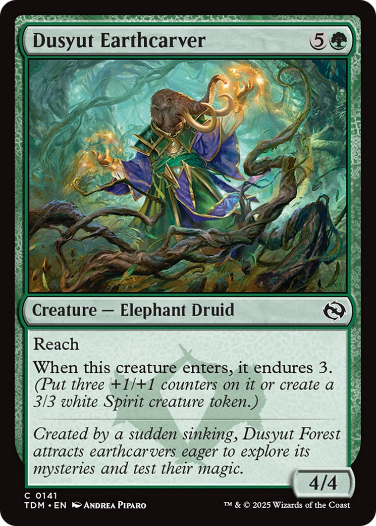 Dusyut Earthcarver [Tarkir: Dragonstorm] | Rook's Games and More