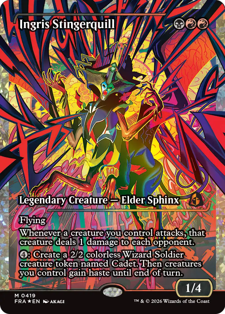 Ingris Stingerquill (Showcase) (Fracture Foil) (0419) [Reality Fracture] | Rook's Games and More