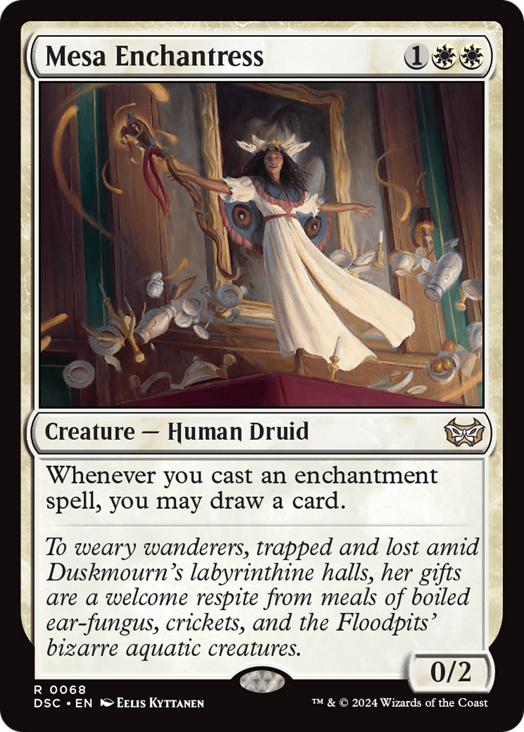 Mesa Enchantress [Duskmourn: House of Horror Commander] | Rook's Games and More