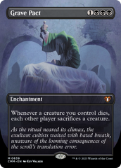 Grave Pact (Borderless Alternate Art) [Commander Masters] | Rook's Games and More