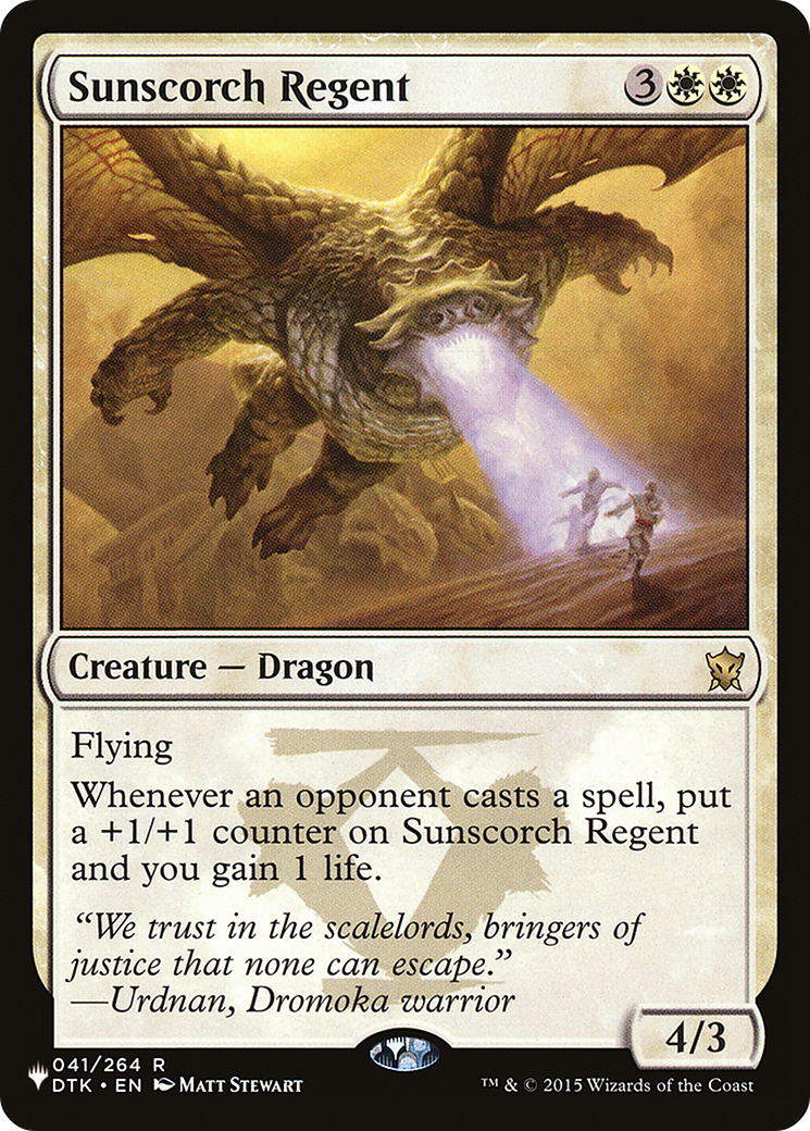 Sunscorch Regent [The List] | Rook's Games and More
