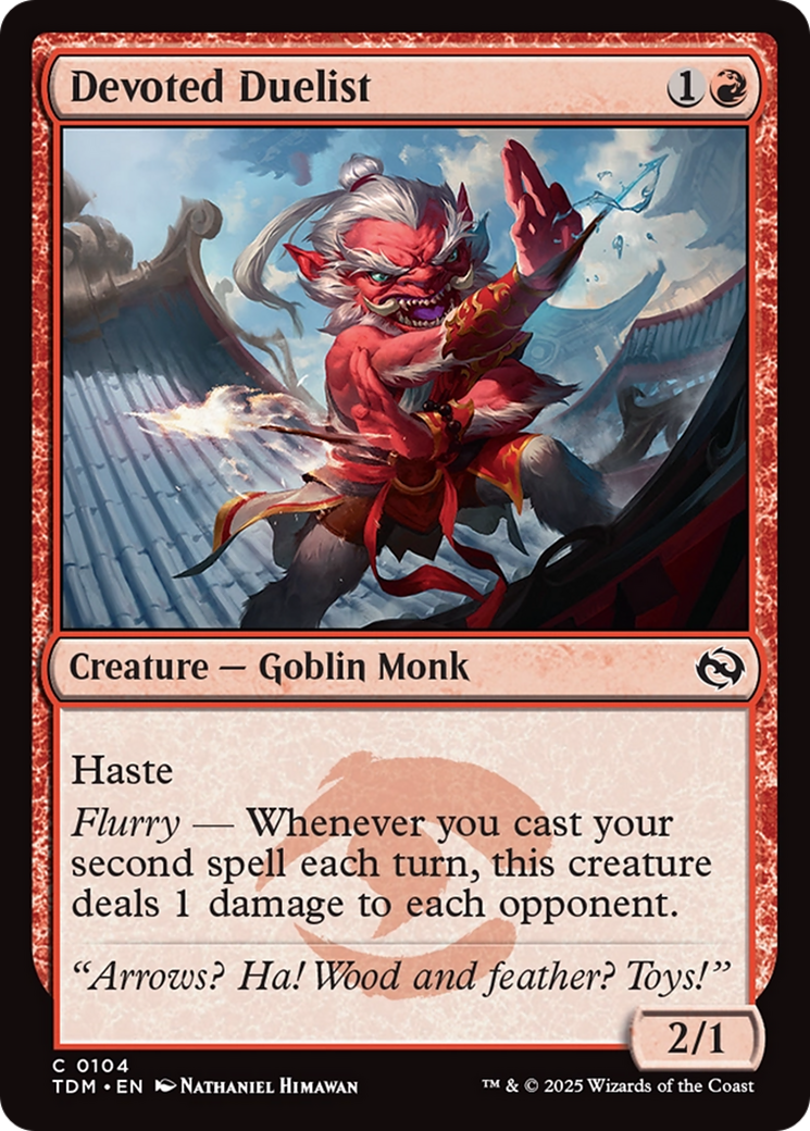 Devoted Duelist [Tarkir: Dragonstorm] | Rook's Games and More