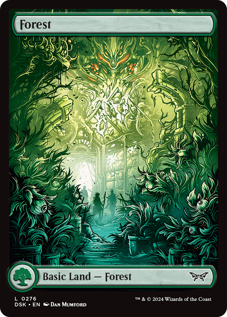 Forest (276) - Full Art [Duskmourn: House of Horror] | Rook's Games and More