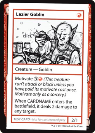 Lazier Goblin (2021 Edition) [Mystery Booster Playtest Cards] | Rook's Games and More