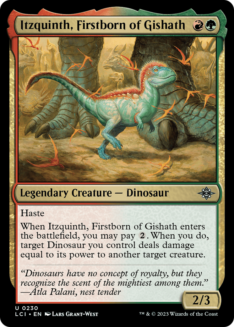 Itzquinth, Firstborn of Gishath [The Lost Caverns of Ixalan] | Rook's Games and More