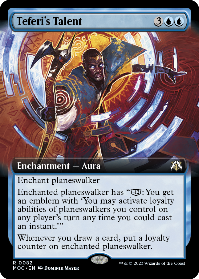 Teferi's Talent (Extended Art) [March of the Machine Commander] | Rook's Games and More