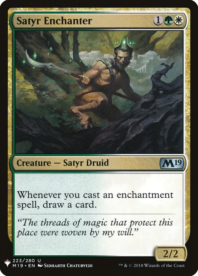 Satyr Enchanter [Mystery Booster] | Rook's Games and More