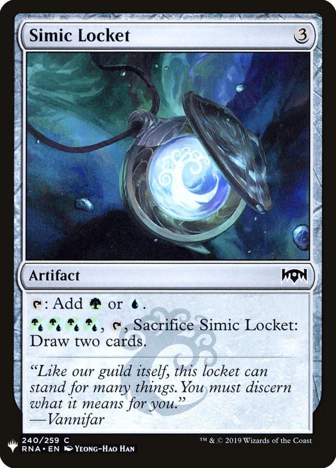 Simic Locket [Mystery Booster] | Rook's Games and More