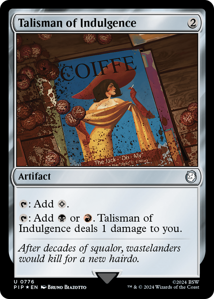 Talisman of Indulgence (Surge Foil) [Fallout] | Rook's Games and More