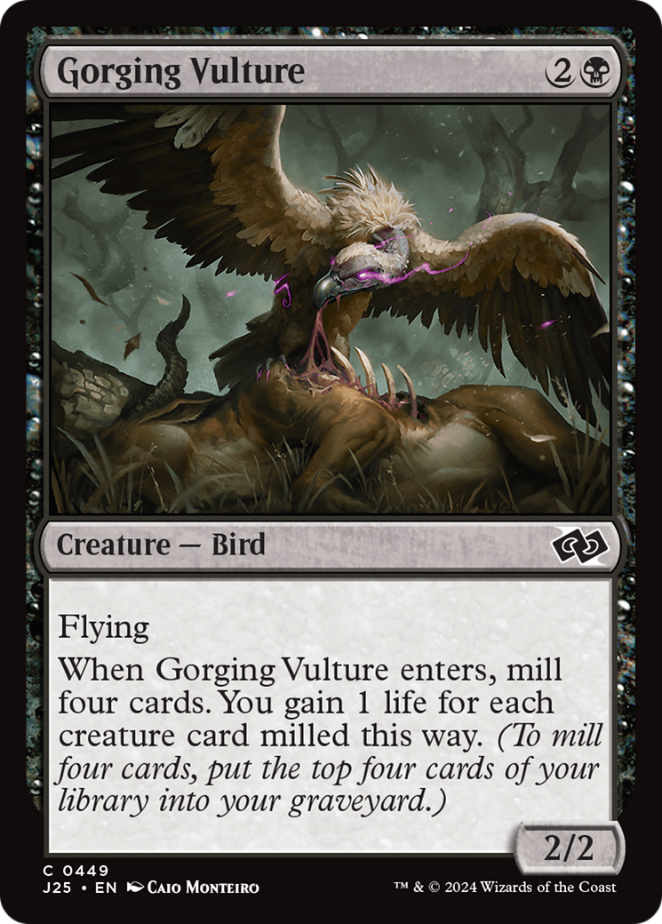 Gorging Vulture [Foundations Jumpstart] | Rook's Games and More