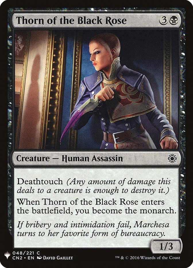 Thorn of the Black Rose [Mystery Booster] | Rook's Games and More