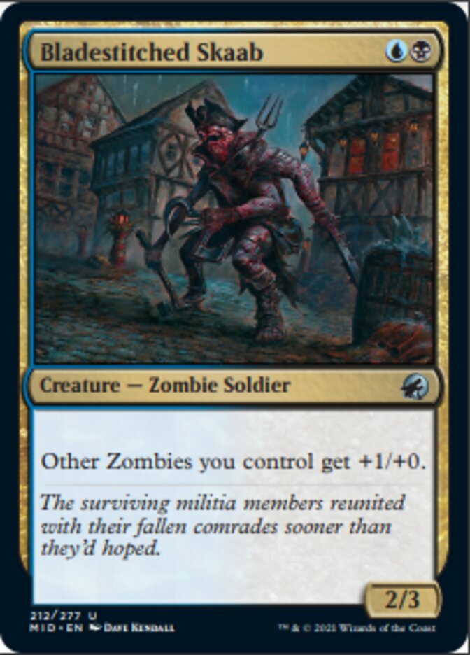 Bladestitched Skaab [Innistrad: Midnight Hunt] | Rook's Games and More