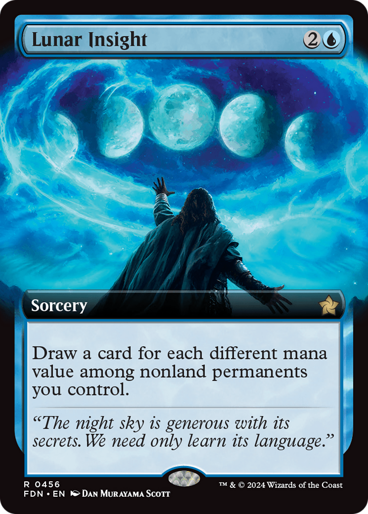 Lunar Insight (Extended Art) [Foundations] | Rook's Games and More