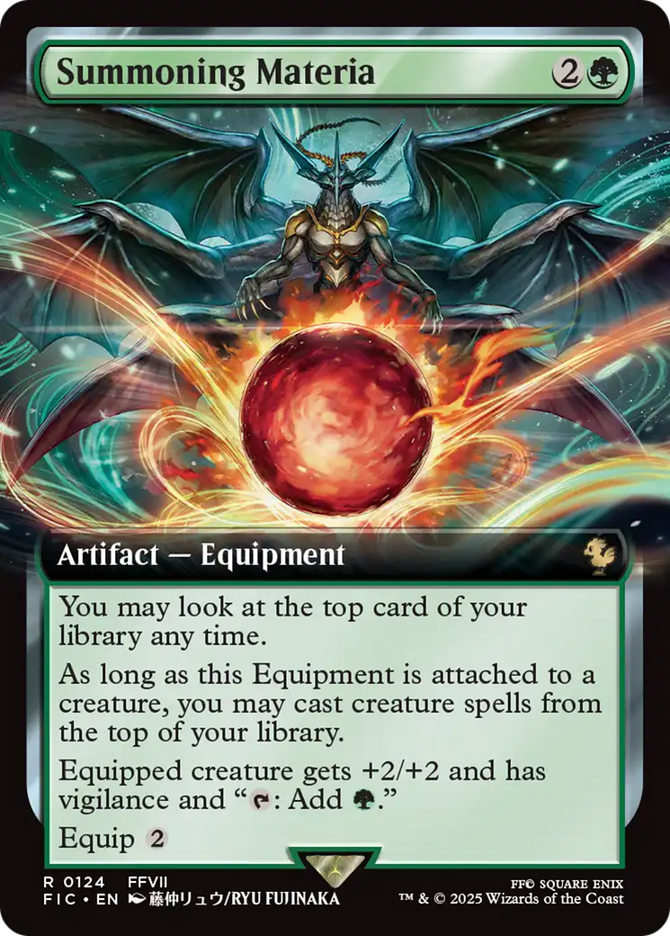 Summoning Materia (Extended Art) [FINAL FANTASY Commander] | Rook's Games and More