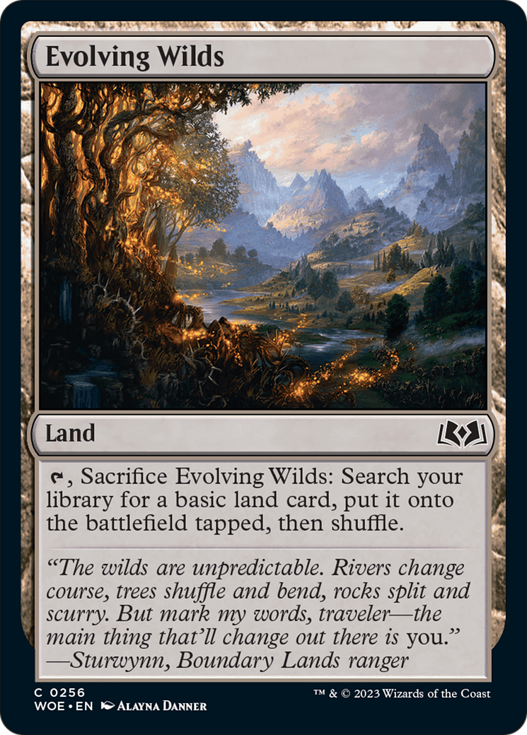 Evolving Wilds [Wilds of Eldraine] | Rook's Games and More