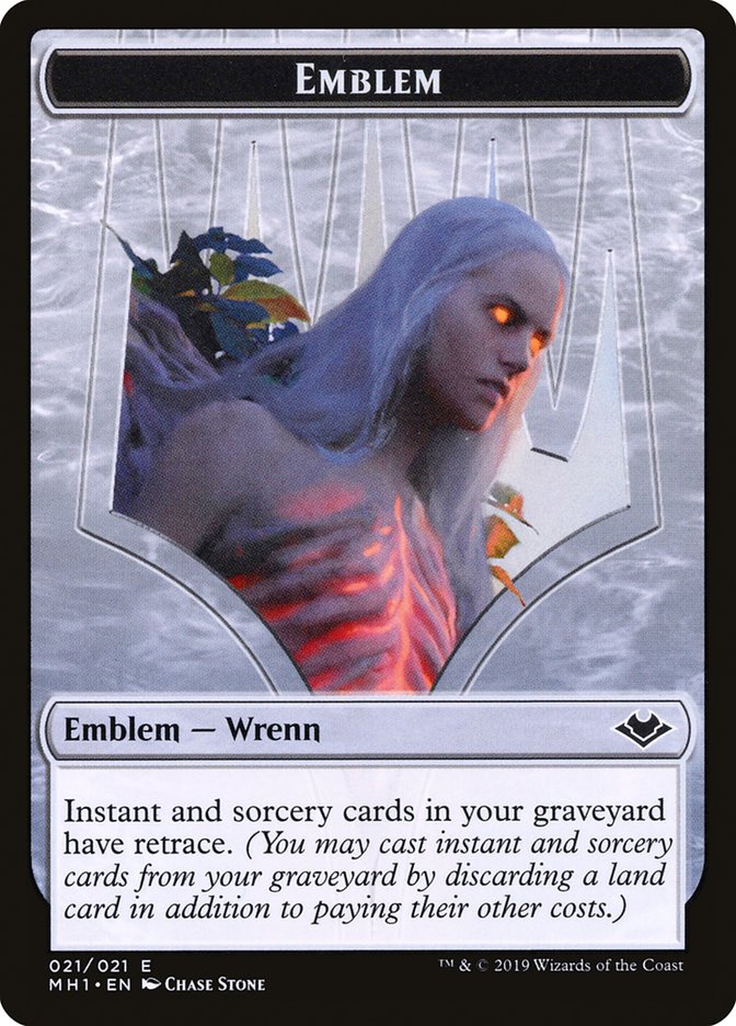 Wrenn and Six Emblem [Modern Horizons Tokens] | Rook's Games and More