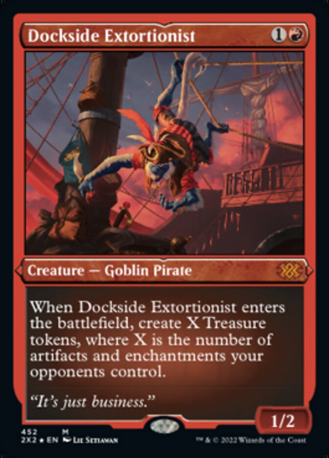 Dockside Extortionist (Foil Etched) [Double Masters 2022] | Rook's Games and More