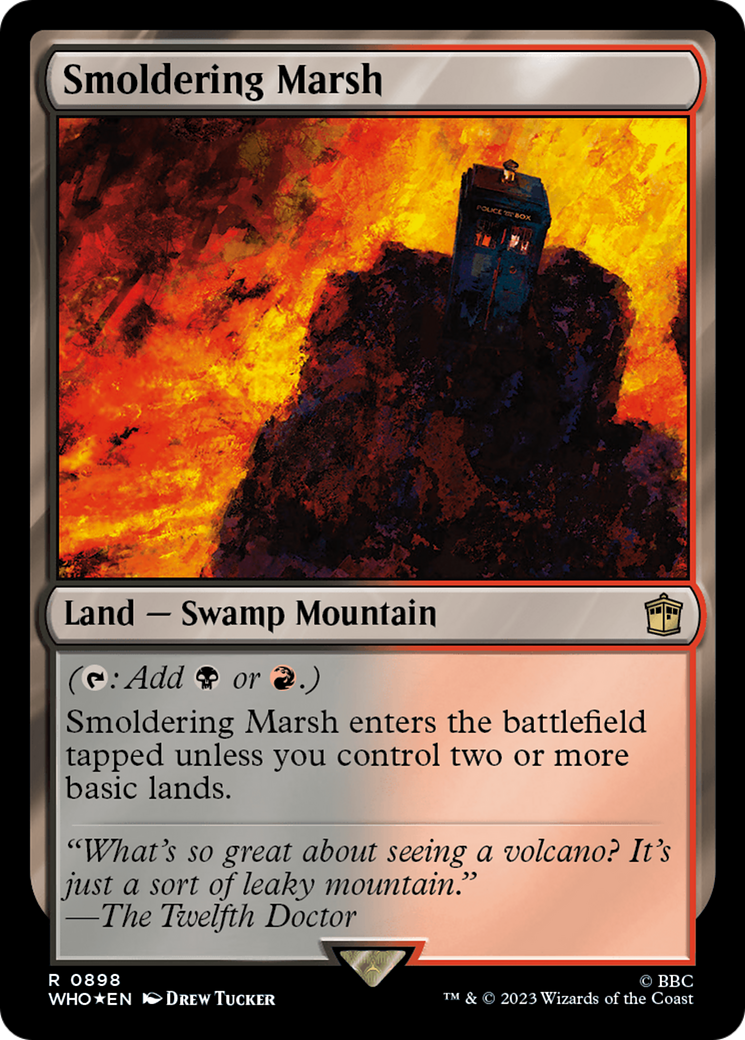 Smoldering Marsh (Surge Foil) [Doctor Who] | Rook's Games and More